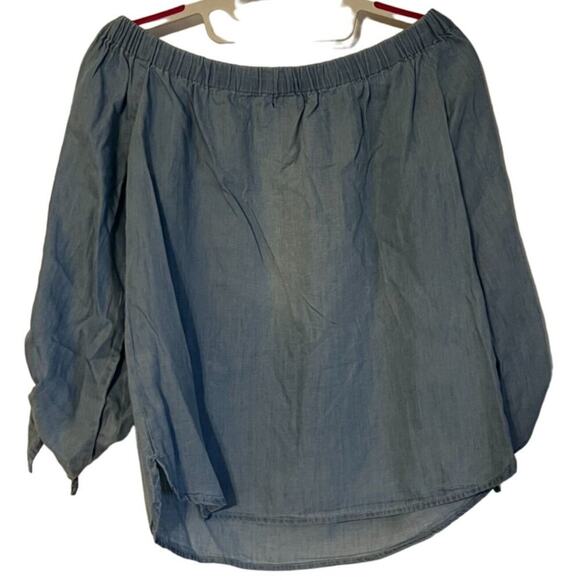 Style Envy Chambray Top Women's Size Medium Excellent very gently used condition - Picture 2 of 8